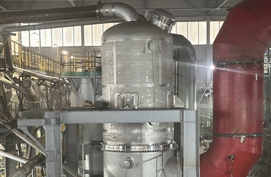 A barometric condenser manufactured by NPO Passat has been put into operation at Mozyrsol